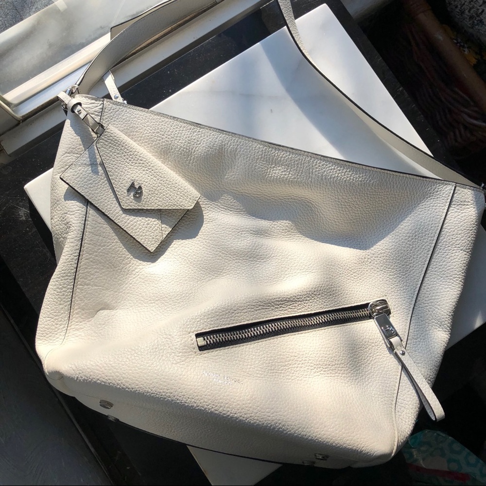 Henri Bendel Pebbled Leather Shoulder Bag